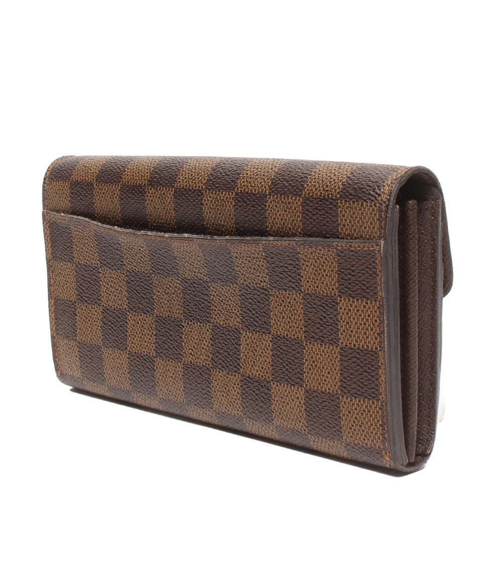 Louis Vuitton Wallet Sarah Long Damier Portefeuille Brown